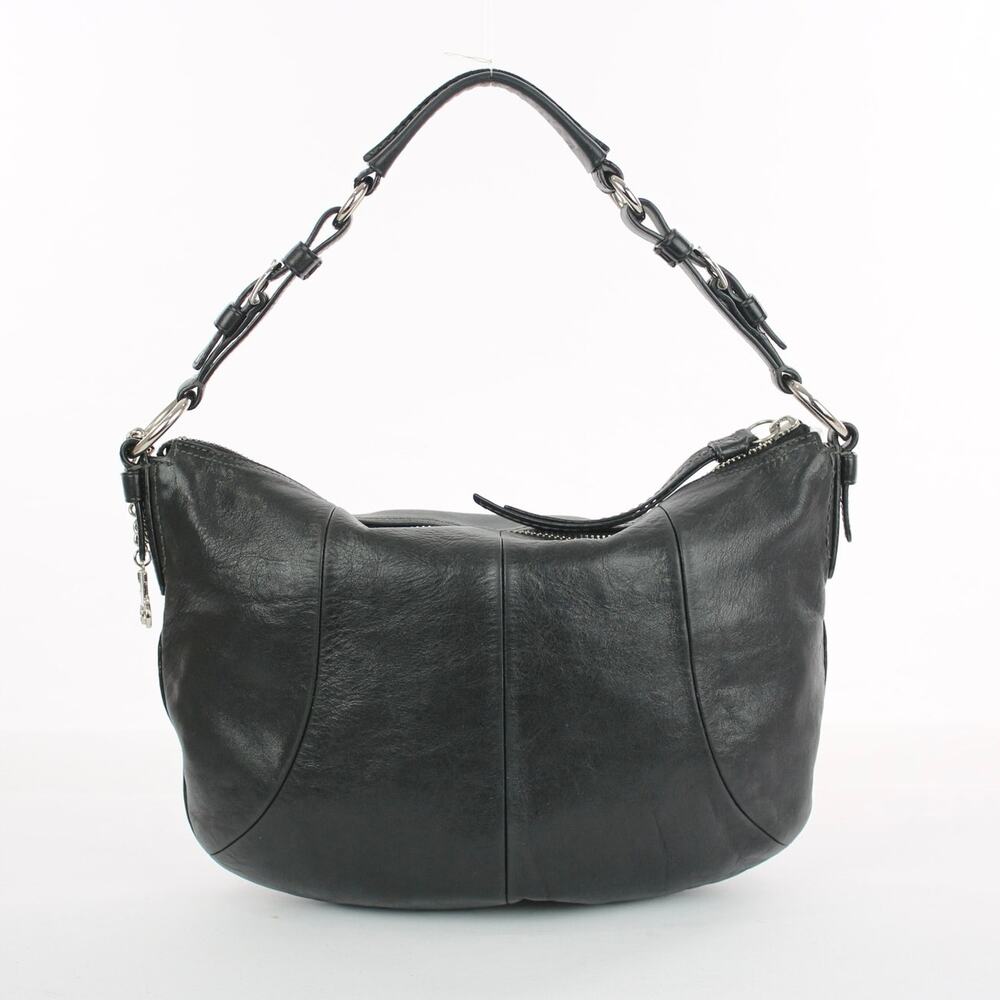 Coach Vintage Y2K Black Leather Soho Hobo Shoulder Bag - Picture 2 of 11
